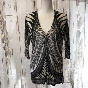 Chico's Lightweight Sweater Black and White